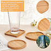 3Pcs 3 Style Wooden Mosaic Coaster Base Bottom Embryo AJEW-GF0004-31-4