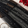 Polyester with Plastic Pearl Fabric AJEW-WH20006-271-3