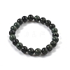 Natural Kambaba Jasper Stretch Beaded Bracelets G-A185-01V-3