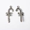 Tibetan Style Alloy Pendants TIBEP-GC119-AS-RS-1