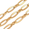 201 Stainless Steel Oval Link Chains CHS-H118-19G-1