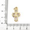 Rack Plating Brass Cubic Zirconia Pendants KK-G451-23G-3