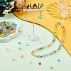 Transparent Frosted Glass Beads FGLA-PA0001-02B-4
