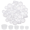 Gorgecraft 50Pcs 5 Style PE Plastic Bottle Caps AJEW-GF0004-72-1