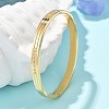 304 Stainless Steel Rhinestone Bangles for Women BJEW-Z092-17G-2