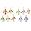 40Pcs 10 Styles Transparent Acrylic Charms PALLOY-FS00017-1