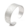 Non-Tarnish 304 Stainless Steel Wide Open Cuff Bangles BJEW-L682-023P-3