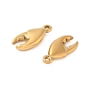 304 Stainless Steel Charms LS-STAS-K306-14G-2
