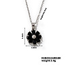 Shiny Flower Necklace with European and American Fashion Temperament RI6180-1