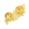 Golden Alloy Brooches JEWB-I030-06A-2