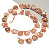 Natural Sunstone Beads Strands G-C292-A07-01-3