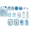 45Pcs 15 Styles Flower Theme PET Sticker PW-WG710D4-06-1