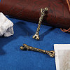 4Pcs Vintage Brass Connector Charms KK-CA0003-80B-4