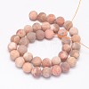 Round Natural Sunstone Beads Strands G-K068-29-10mm-3