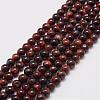 Natural Tiger Eye Bead Strands G-P230-14-6mm-1