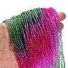 Transparent Painted Glass Beads Strands LS-DGLA-A034-T2mm-A06-2