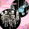 10Pcs Glass Pendants GLAA-ME0001-16C-5