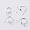 304 Stainless Steel Half Hoop Earrings STAS-Z028-B02-S-2