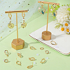 18Pcs 3 Styles Brass Stud Earrings KK-BBC0018-60-3