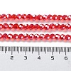 Electroplate Glass Bead Strands EGLA-R015-4mm-23-5