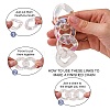 Transparent Acrylic Linkings Rings LS-PACR-N010-038A-01-6