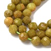 Natural Yellow Green Opal Beads Strands G-D306-A06-4mm-4