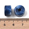 Two-Color Opaque Acrylic Imitation Gemstone Beads AC-CBA3EFE-02R-2