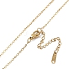 201 Stainless Steel Cable Chain Necklaces NJEW-P309-19B-G-3