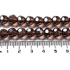 Electroplate Transparent Glass Beads Strands EGLA-A035-T8mm-A13-4