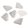 Glitter Imitation Leather Book Corner Protectors AJEW-TAC0038-03A-1