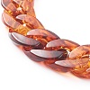 Acrylic Curb Chain Mobile Straps HJEW-JM00449-2