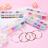 48G 12 Colors Transparent Colours Glass Seed Beads SEED-YW0002-72-6