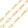 Rack Plating Brass Paperclip Chains CHC-K013-06C-4
