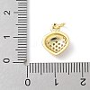 Brass Micro Pave Cubic Zirconia Pendants KK-P294-44G-3