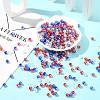 900Pcs 3 Colors Transparent Acrylic Beads MACR-FS0002-23-7