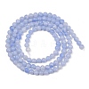 Dyed Synthetic Blue Lace Agate Beads Strands GG-CBA0389-A02-3mm-3