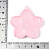 Spray Painted Alloy Big Pendants PALLOY-T092-81F-3