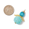 Seed Beads Alloy Pendants PALLOY-MZ00284-02-2