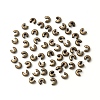 Iron Crimp Beads Covers X-IFIN-H028-AB-1