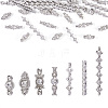 35pcs 7 style Alloy Bar Spacers FIND-FW0001-21-1