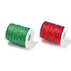 2 Roll Red & Green Waxed Cotton Thread Cords YC-LS0001-01-2
