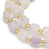 Natural Mauve Jade Beads Strands LS-G-I376-D14-01-3