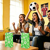 15Pcs Football Pattern Paper Bakery Bags ABAG-TA0002-32D-8
