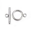 201 Stainless Steel Toggle Clasps STAS-F174-02P-B-2