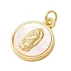 Brass Pendants KK-CBA0009-11G-C-2