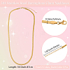 4Pcs 2 Colors 304 Stainless Steel Herringbone Chain Necklaces NJEW-BBC0001-45-2