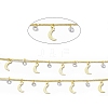 Handmade Brass Curb Chains CHC-F015-19G-2