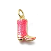 Brass Enamel Pendants KK-K400-50G-03A-1