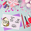 CRASPIRE 4 Sheets 4 Styles PVC Plastic Stamps DIY-CP0007-49B-4