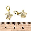 Brass Micro Pave Cubic Zirconia Pendants KK-K300-11G-3